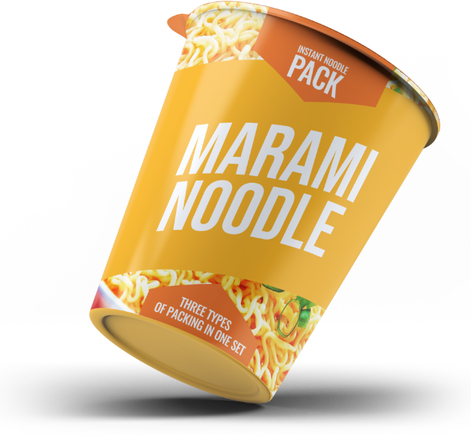 marami noodle cup features